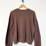 Pointelle Core Sweater - Chocolate