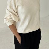 Pointelle Core Sweater - Naturel