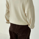 Pointelle Core Sweater - Naturel