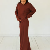 Pointelle Top - Oxblood