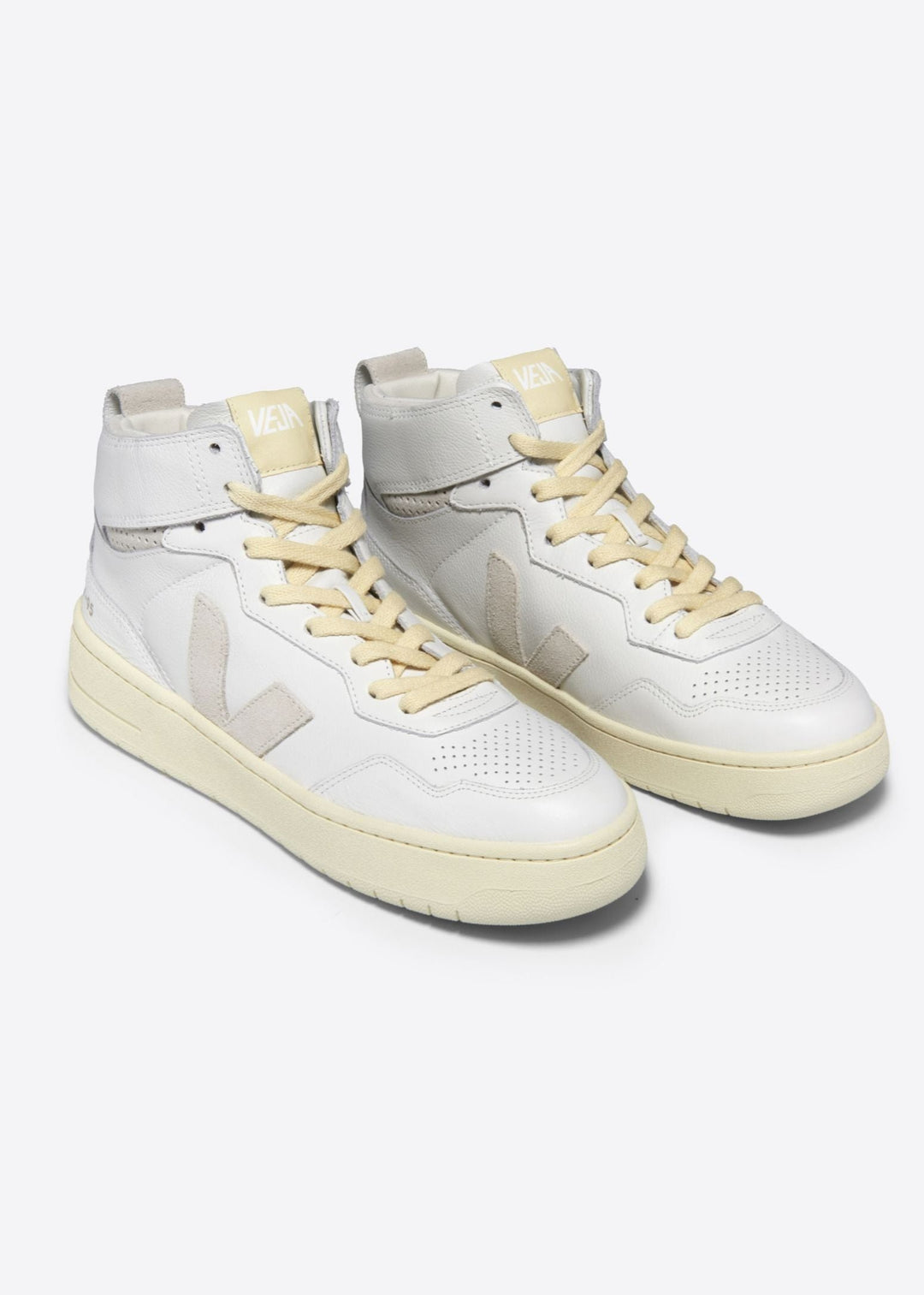 Women's V-95 Leather - White / Natural