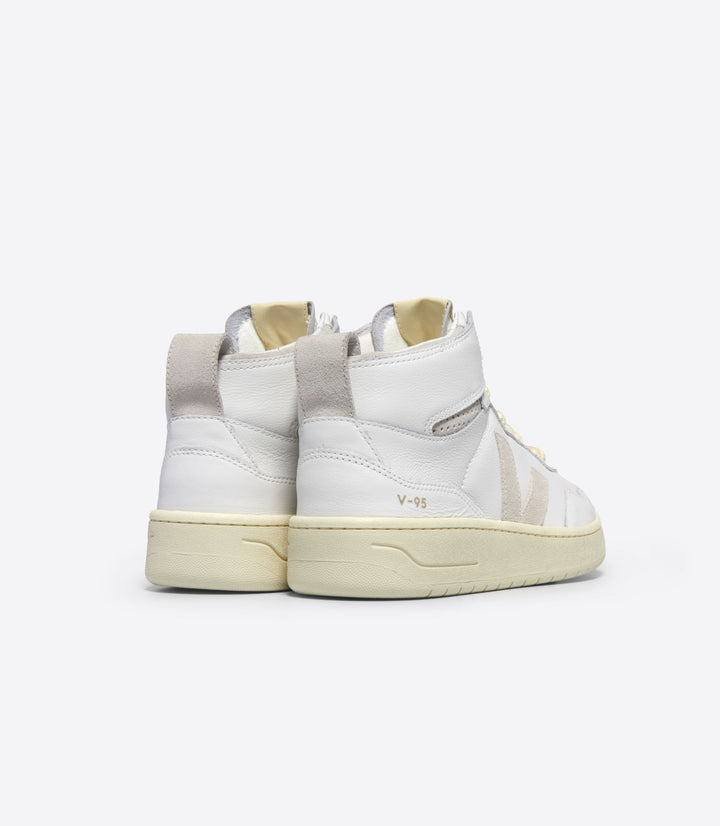 Women's V-95 Leather - White / Natural