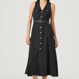 Angelica Dress - Black Sand