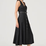 Angelica Dress - Black Sand