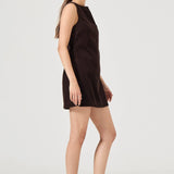 Shift Dress - Chocolate Cord