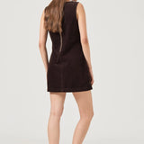 Shift Dress - Chocolate Cord