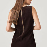 Shift Dress - Chocolate Cord