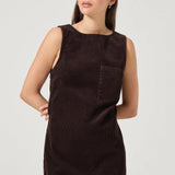 Shift Dress - Chocolate Cord