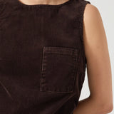 Shift Dress - Chocolate Cord