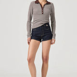 Lady Knit Top - Chocolate