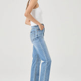 Loulou Straight Jeans - Lennon Blue