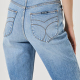 Loulou Straight Jeans - Lennon Blue