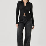 Diasy Lace Shirt - Black