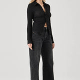 Diasy Lace Shirt - Black