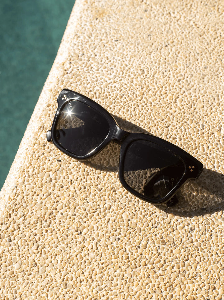 Breya Sunglasses - Recycled Black/ Smoke Polarized