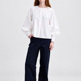 Beacon Blouse - Blanc