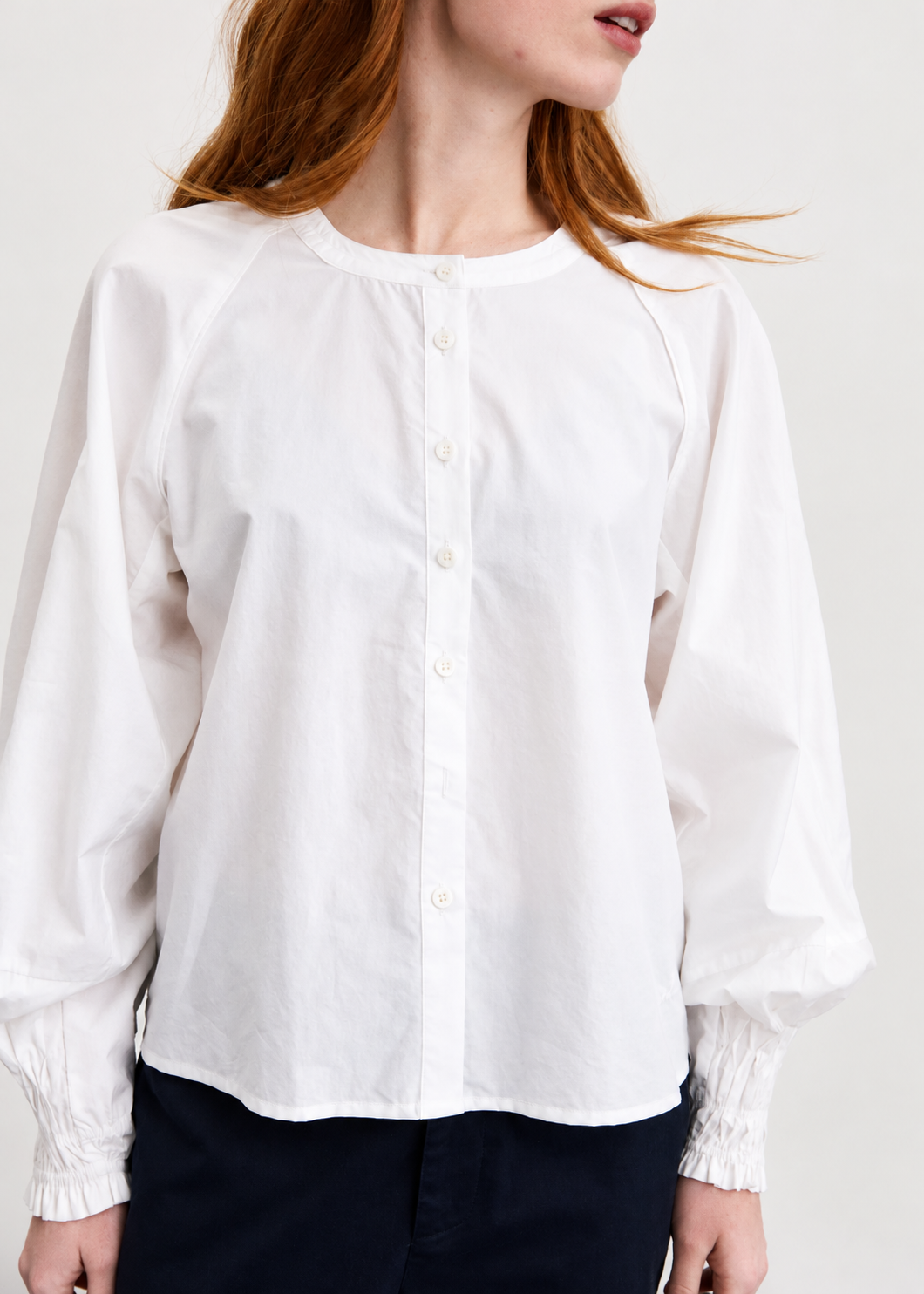 Beacon Blouse - Blanc