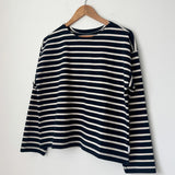 Sailor Top - White + Navy Stripe