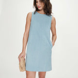 Vanessa Dress - Blue Stripe