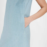 Vanessa Dress - Blue Stripe