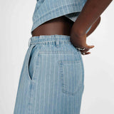 Pompon Jeans - Blue Stripe