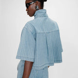 Vita Shirt - Blue Stripe