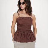 Valo Tank Top - Chocolate