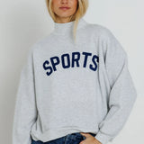 Sports Mockneck - Navy
