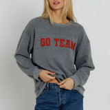 Oversized Crew Sweatshirt - Heather Grey