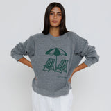 Out Of Office Sweatshirt - Heather Grey