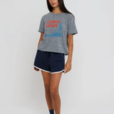 Great Lakes Sailboat Tee - Heather Grey