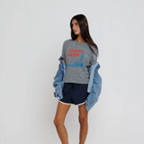 Great Lakes Sailboat Tee - Heather Grey