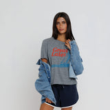 Great Lakes Sailboat Tee - Heather Grey