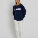 Go Team Oversized Crew - Navy