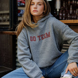 Go Team Classic Hoodie - Heather Grey