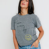 Have A Nice Day Tee - Heather Grey