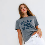 Read More Books Tee - Heather Grey