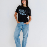 Good Mood Crew Tee - Vintage Black