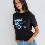 Good Mood Crew Tee - Vintage Black