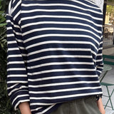 Sailor Top - White + Navy Stripe