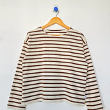 Sailor Top - Coffee Stripe