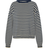 Vintage Crewneck - Navy Stripe