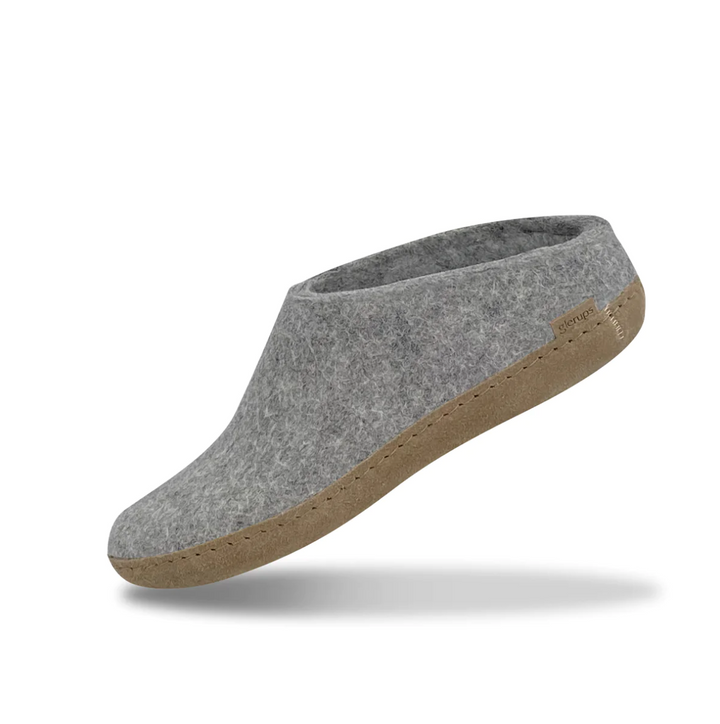 Men's Slip-on Glerup Slipper - Light Grey