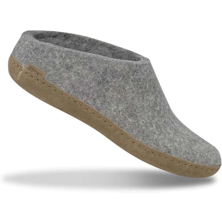 Men's Slip-on Glerup Slipper - Light Grey