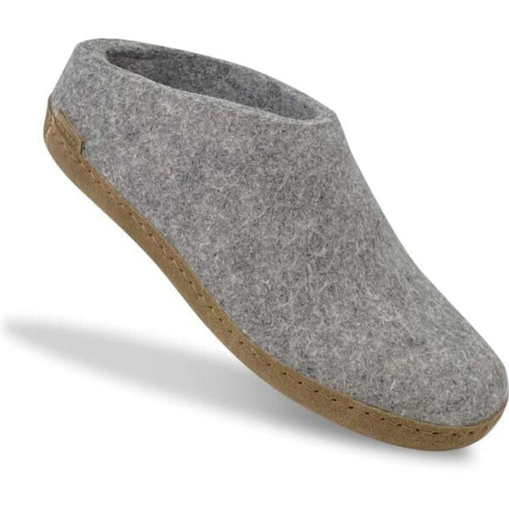 Men's Slip-on Glerup Slipper - Light Grey