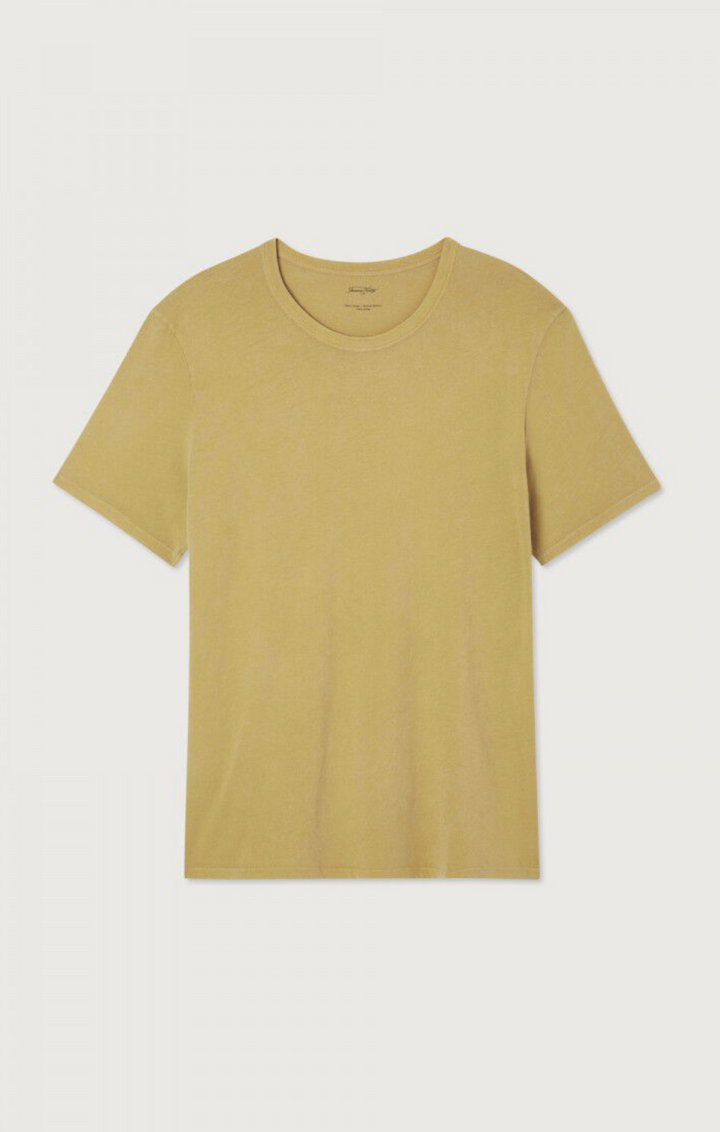 A flat lay image of the Devon T-shirt in vintage safari