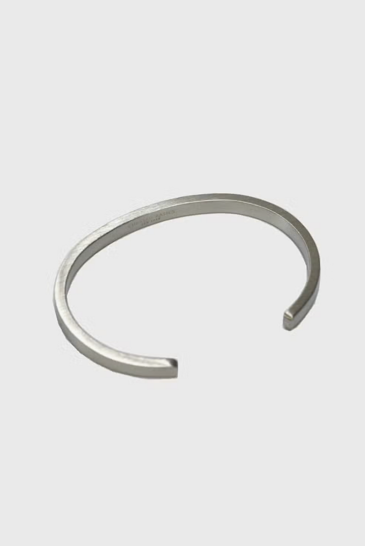 Flat Cuff Bracelet - Steel