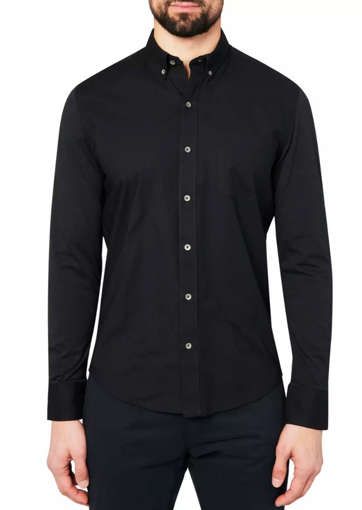 Solid Reworked Shirt - Black