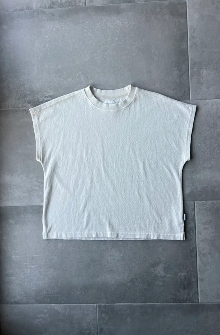 Jeanne Tee Shirt - White Cotton