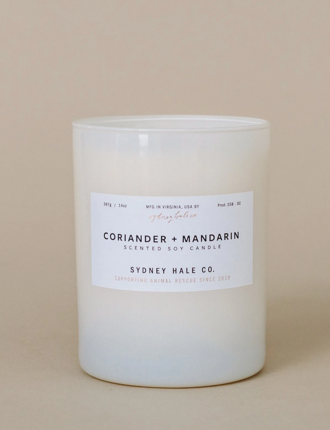 Coriander + Mandarin 14oz Candle